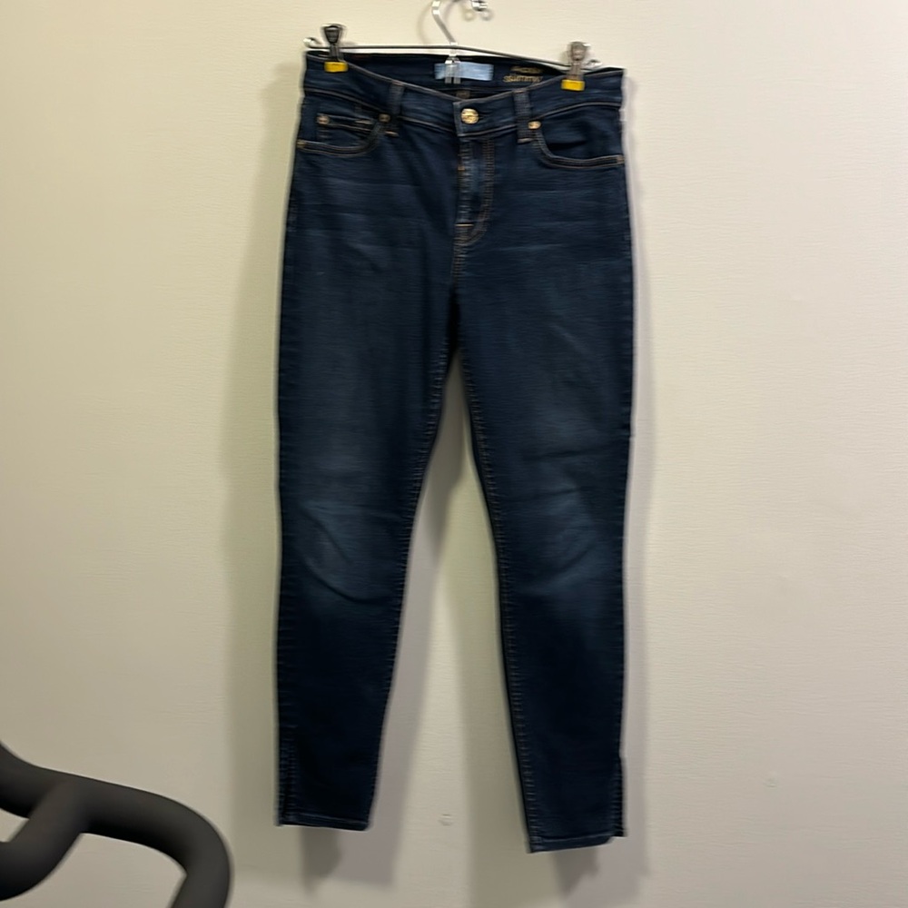 7 for all mankind the ankle skinny jeans size 27